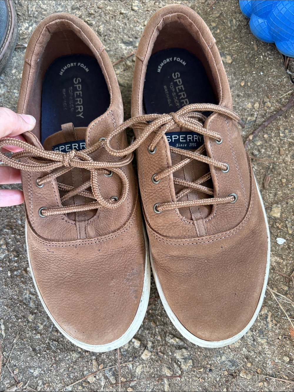 Sperry Men's Tan/Brown Memory Foam Casual Boat Shoes